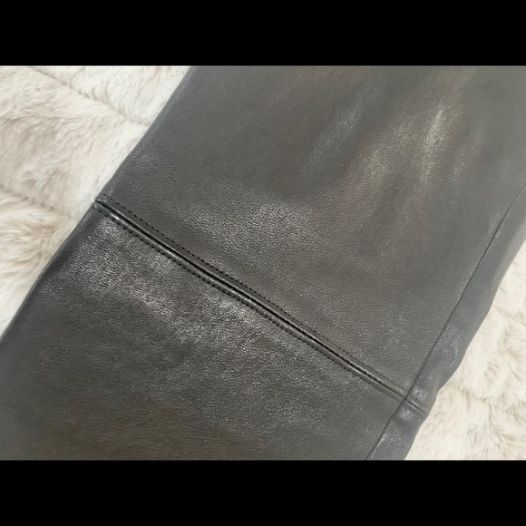 Leather lambskin ankle pant, by GAP - Picture 3 of 10